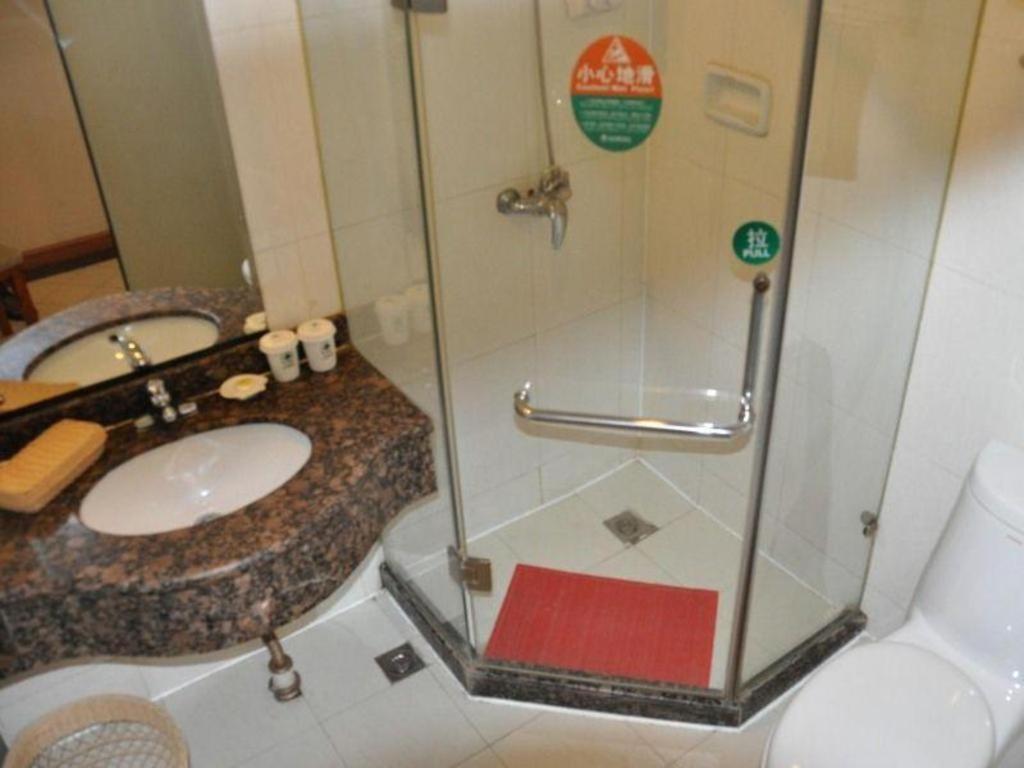 GreenTree Inn Beijing Miyun Changcheng Huandao Express Hotel Nanmujiayu Buitenkant foto